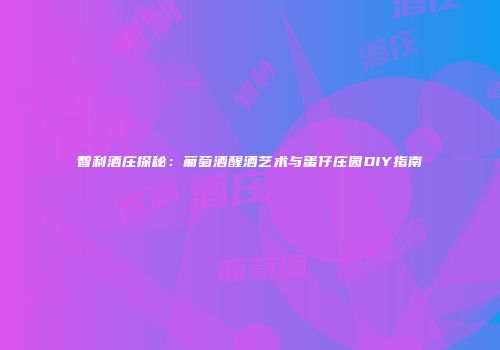 智利酒庄探秘：葡萄酒醒酒艺术与蛋仔庄园DIY指南