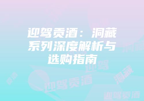 迎驾贡酒：洞藏系列深度解析与选购指南