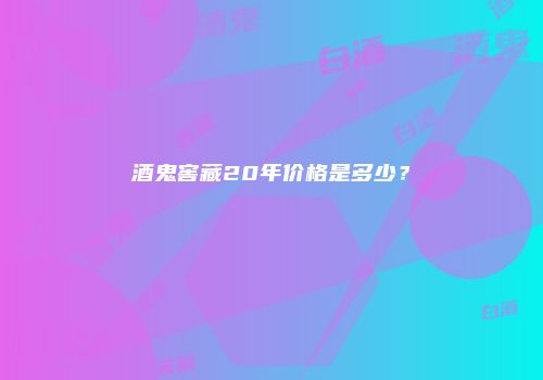 酒鬼窖藏20年价格是多少？