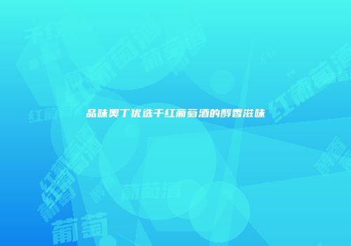 品味奥丁优选干红葡萄酒的醇香滋味