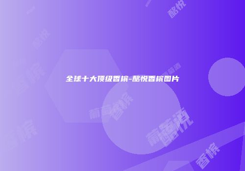 全球十大顶级香槟-酩悦香槟图片